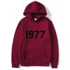 High Street 1977 Printed Couple Hooded Sweater Pullover Trendy Top Couple