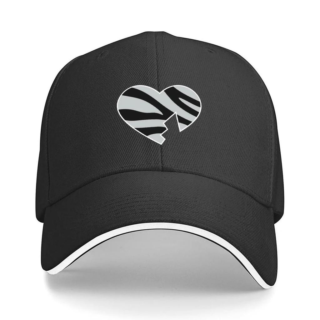 HBK BB 97 BlackWhite Heart Collage Baseball Cap Rugby luxury caps funny hat Dropshipping For Women 2025 Mens