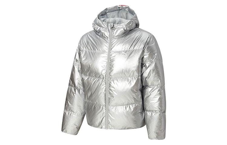 PUMA Down Jackets Women s Concrete Gray Hooded Moderate Other 530696-10 S