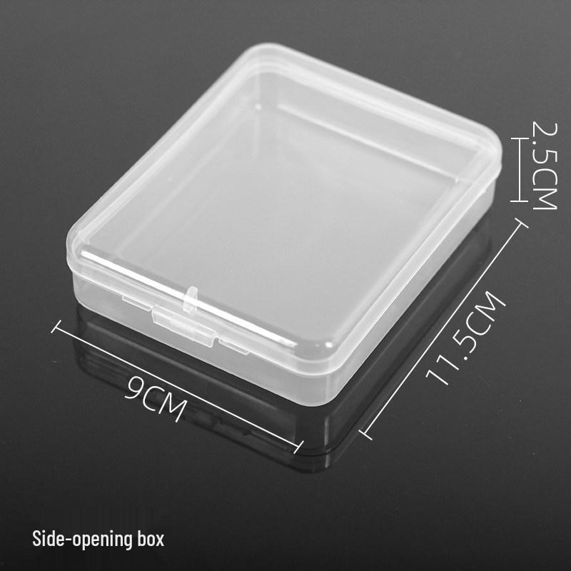 PP Transparent Dustproof Lock Box for Jewelry, Keys, Electronic Parts, and Ornaments