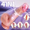 Automatic Telescopic Rotating Big Vibrating Thrusting Realistic Dildo For Women Remote Control Suction Cup Realistic Penis Sex Toys