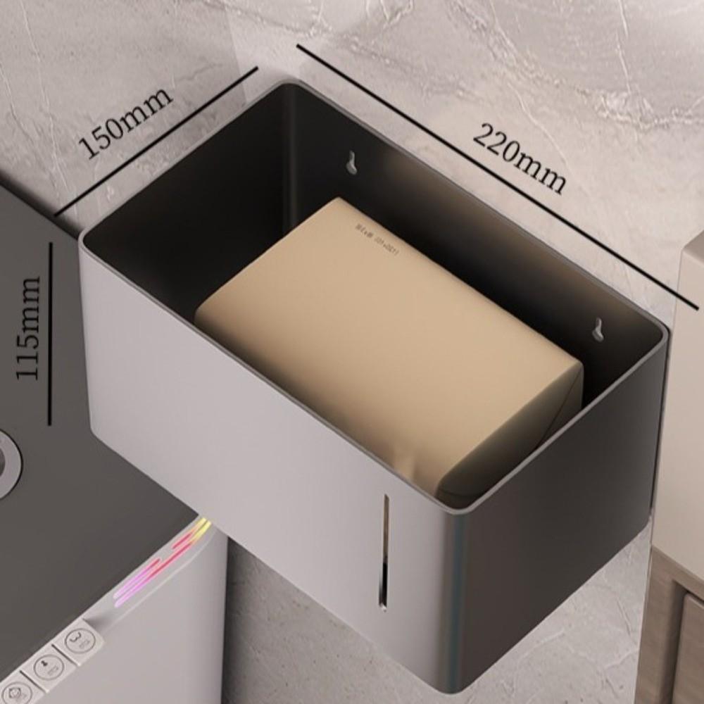 Waterproof Toilet Paper Holder Wall-Mounted Tissue Storage Case  Bathroom Accessories
