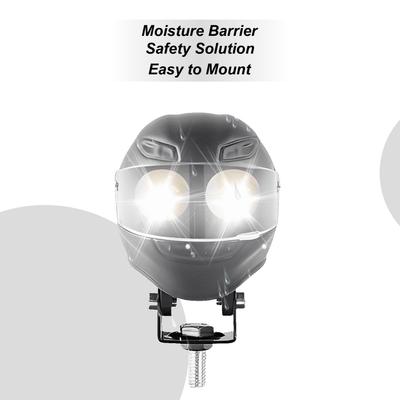 Motorcycle Fog Lights Waterproof Lamp Helmet Shaped Double Color Flash Motorcycle Driving Lights For Road Touring Outdoor