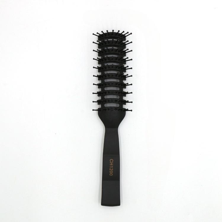 

1 шт. Расческа с ребрами, Массажная расческа, Расческа для масла для волос, Мужская расческа для пышной укладки, Девятирядная расческа чёрный