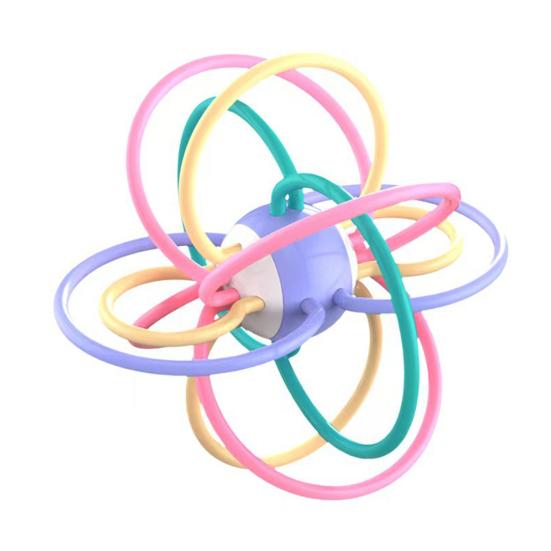 

Детский сенсорный шарик, игрушки для прорезывания зубов для детей в возрасте 0-3 лет, мягкий пластиковый шарик-прорезыватель, игрушка для рук, тренировочный мяч-погремушка, развивающая игрушка для мальчиков и девочек L