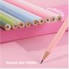 12-Piece Set of Gradient-Colored Pencils In a Box: Natural Wood Finish, Eco-Friendly, Pastel “Macaron” Colors