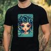 Men's T-Shirt Medusa Cartoon Motif Cotton Size XS To 5XL