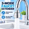 Universal Tap Extender All Copper 3 Modes Faucet Aerator Anti-splash Water Saving Filter Nozzle For Kitchen Sink