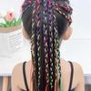 Rainbow Braided Headband & Hair Tie for Women and Children