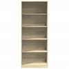 Wardrobe Sonoma Oak 80x50x200 cm Engineered Wood