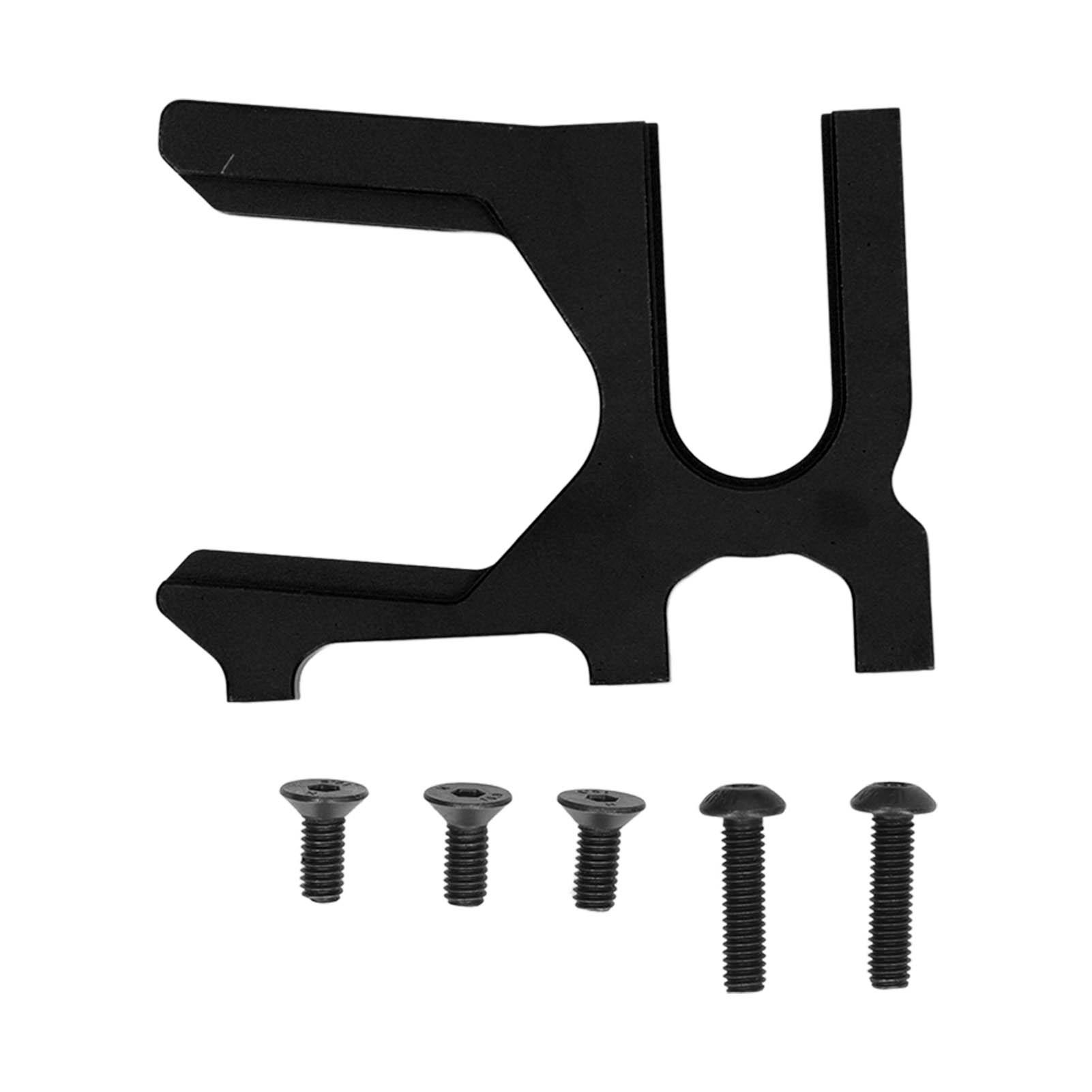 

RC Motor Mount Aluminum Alloy Motor Mount Seat Holder RC Car Accessory for ARRMA 1 7 1 8 RC Car чорний