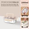 DM 316L Stainless Steel Sealed Lunch Box with Handle