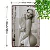 Sexy Girl Metal Tin Sign 20x30 cm for Garage & Workshop Decor