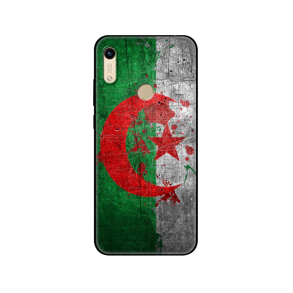 Black Tpu Case For Huawei Honor 8a Prime 8s Prime 9 Lite Honor 9A 9C 9X Premium 9x Pro 9S Case Cover Algeria Flag