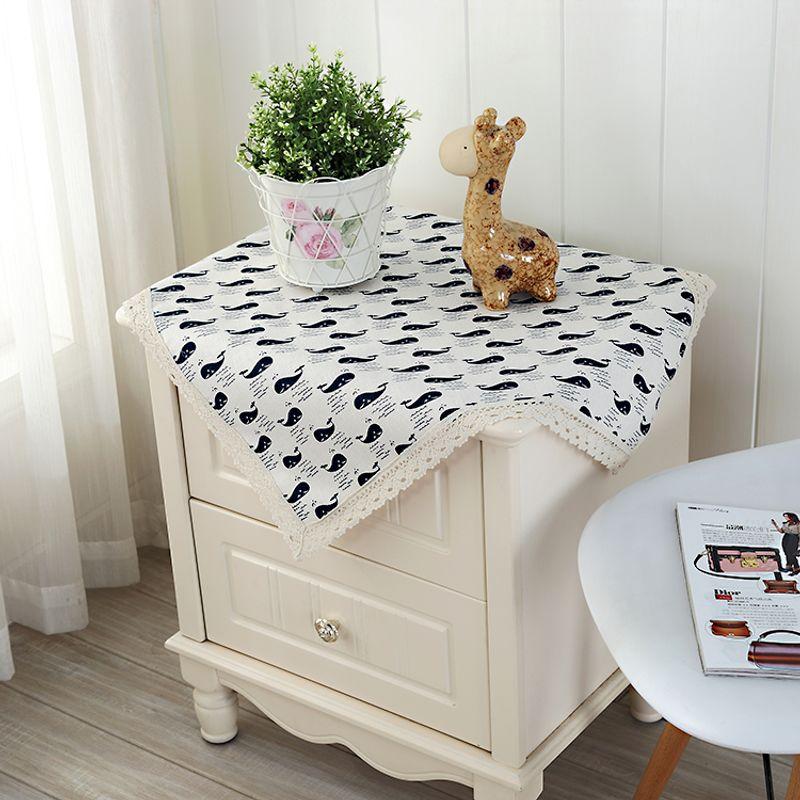 

Пылезащитный чехол для рисоварки Чехол для рисоварки Кружевная ткань Чайный сервиз Шкаф Кухонный ящик для хранения Накидка Ткань Крышка для кастрюли Полотенце Blue whale Multi-use cover small size: 55*55cm