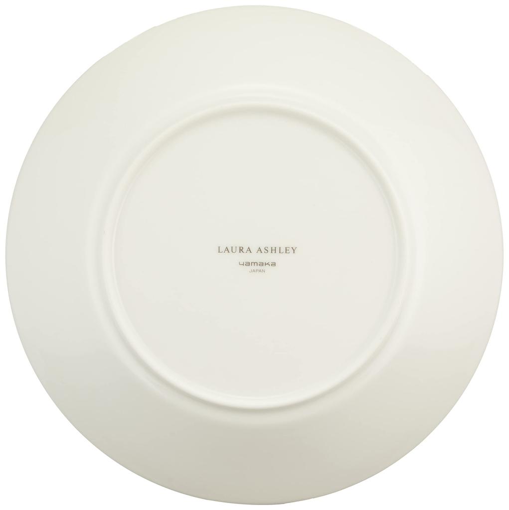 Laura Ashley Pasta and Curry Pair of Deep Approximately 22cm In Diameter and 4cm Featuring the Floral Available In White and A Perfect Gift for