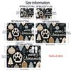 1pc Doormates Dark Cute Paw Christmas Decorative Mat, Machine Washable, Suitable for Indoor Decoration, Entryway, Garden and Liv