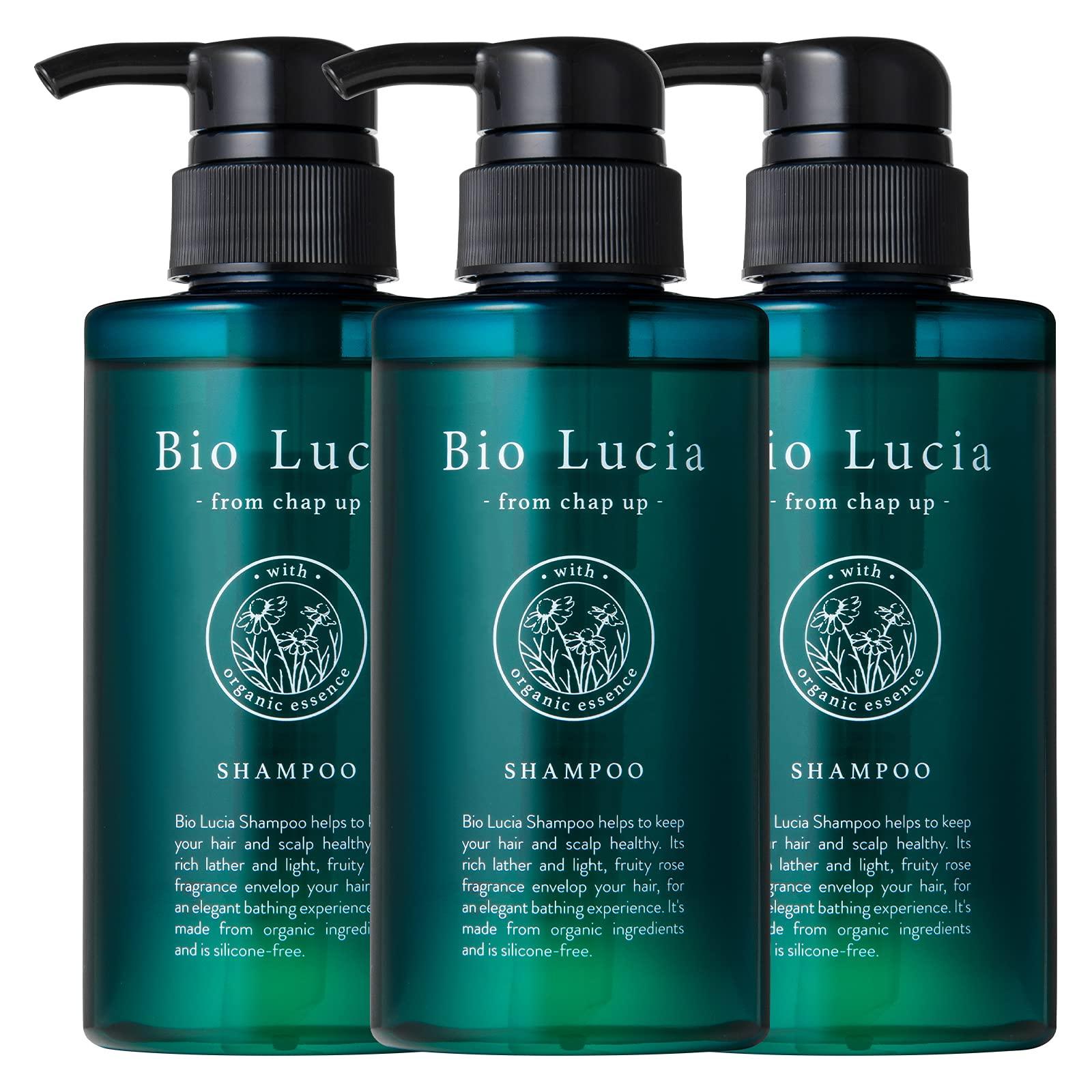 

Bio Lucia Organic 300мл x 3 Популярный аминокислотный шампунь для кожи головы Мягкий и отличный для седых волос Вкусный шампунь, бутылки. Забота. Без силикона, Кислотный,