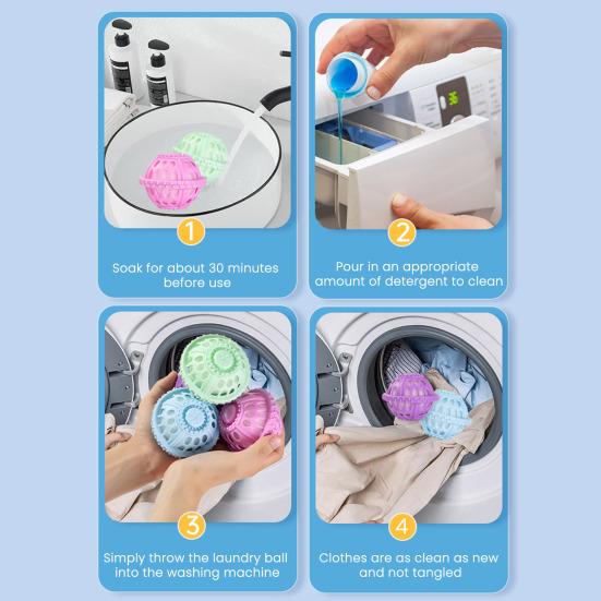 Laundry Ball Pet Hair Remover Debris Remover Clothes Crease Reduction Tool with Textured Surfaces Pet Hair Filter Sponge
