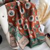 Dandelion Autumn And Winter Imitation Cashmere Scarf Women'S Winter Double-Sided Thickened Neck Protection Scarf Air Conditioner Cape