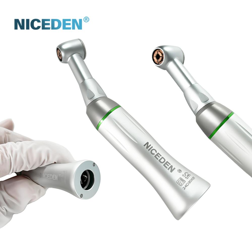 Niceden Dental 10:1 Reduction Contra Angle Handpiece 60°Twist Reciprocating Hand Files Head For Endodontic Dental Oral Equipment