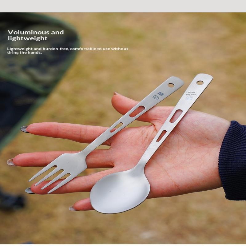 4Pcs/Set Travel Camping Utensils Set Lightweight Outdoor Survival Cutlery Spoon Knife Fork Chopsticks Durable Hiking Tableware