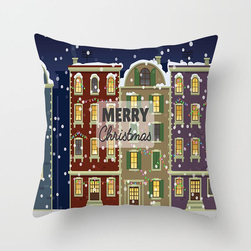 New Santa Claus Snowman Pillow Case Festive Home Decoration Pillow Cushion Case