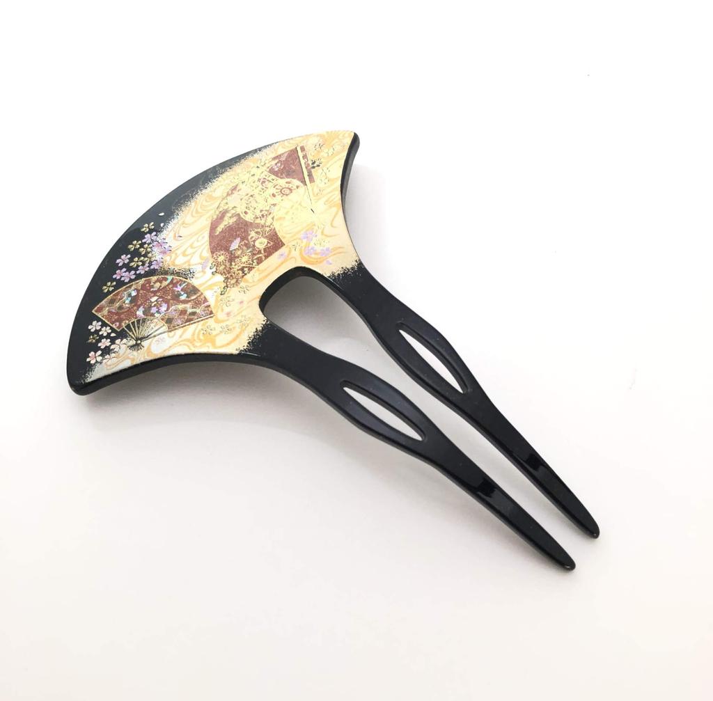 Maeju Lacquerware Lacquer Hairpin Kyoga (B) 4X-137