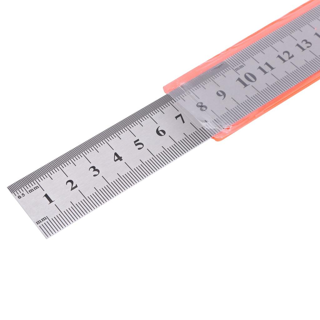 A84E-5X Groove Right Stainless Steel Metric Ruler 50 Cm Stainless Metric Ruler