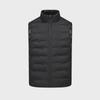 Men's and Women's Graphene Heated Light Duck Down Vest with Stand Collar