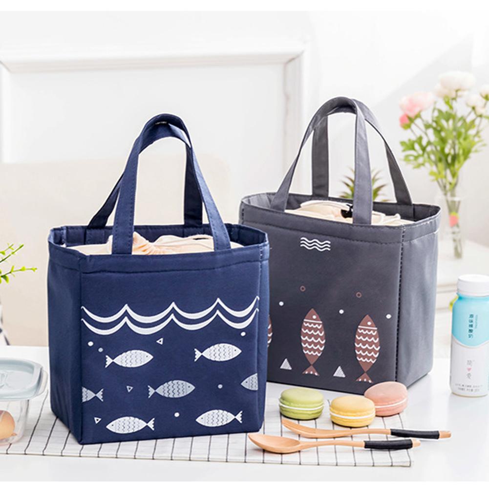 Large Capacity Fresh Insulation Cold Bales Thermal Oxford Lunch Bag Waterproof Leisure Bag Handbag