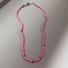 Boho Colorful Small Seed Bead Weave Flower Necklace for Women Handmade Short Choker Collar Neck Fashion Jewelry Accessories