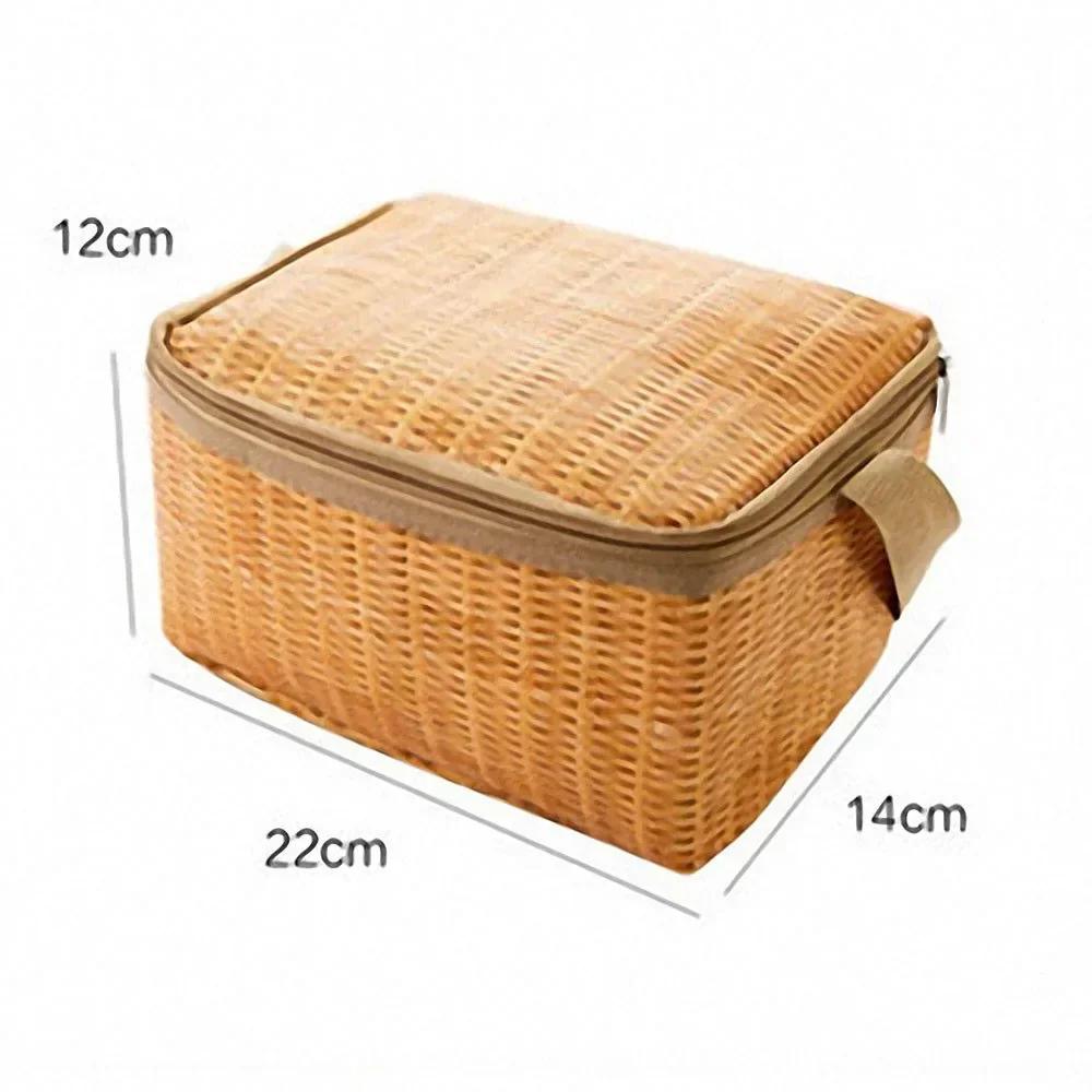 Thermal Insulated Bag Container Waterproof and Thermal InsulationTote Bento Lunch Box Pouch Lunch Bag Womens Small Lunch Bag