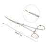12.5/14/16/18 Cm Bent-Nose/Straight Curved Stainless Steel Locking Elbow Scissors Pliers Hemostatic Forceps Clamp Pliers