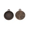 Bezel Base Blanks For DIY Resin Jewelry Fit 16mm Round Cabochon Setting Pendants