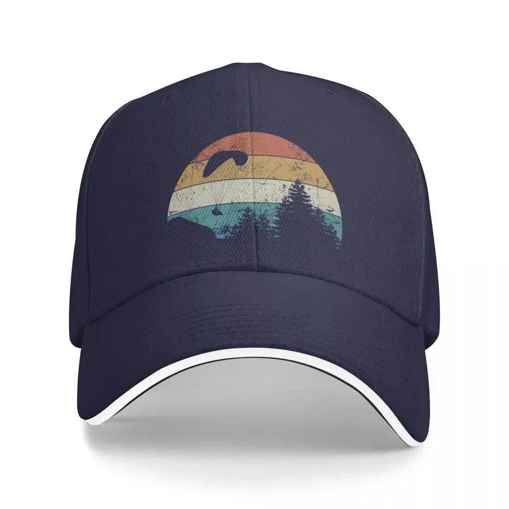 Paraglider Paragliding Paramotor Parachute Skydiving Sunset Baseball Cap Luxury Hat Golf Unisex Women's