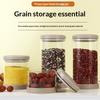 1 Stück Glasversiegelter Aufbewahrungsbehälter für Lebensmittel Hitzebeständig Küchenzubehör Mehrzweck-Teedosen Lagerung für Getreide Kaffeebohnen