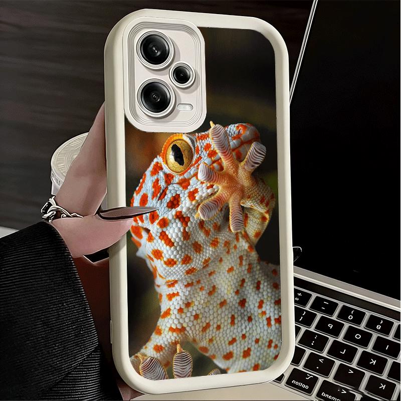 Phone Case for Xiaomi Redmi Note 15 14 13 Pro Plus Lizards Geckos Cute Pet Shell 12S 11 11S 11T 5G 14S Soft Silicone Funda