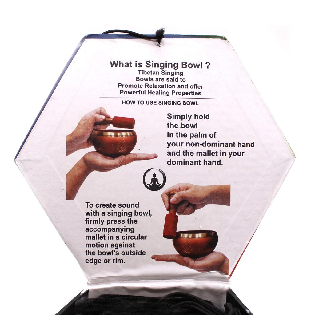 Singing Bowl Set Tree of Life Green 10.7cm