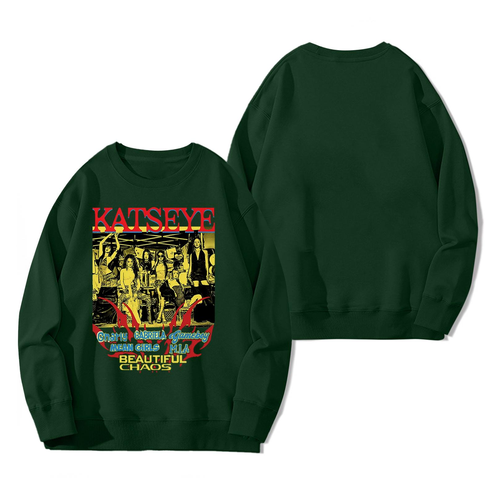 

Women s Fashionable And Casual Long Sleeve Printed Pullover Sweatshirt XL