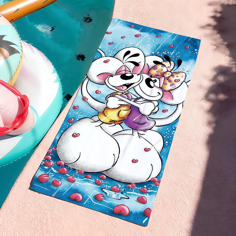 Cartoon Diddl Rat Mouse Towel Sports Quick Dry Travel Camping Gear Sandproof Soft Light Large Beach Towel