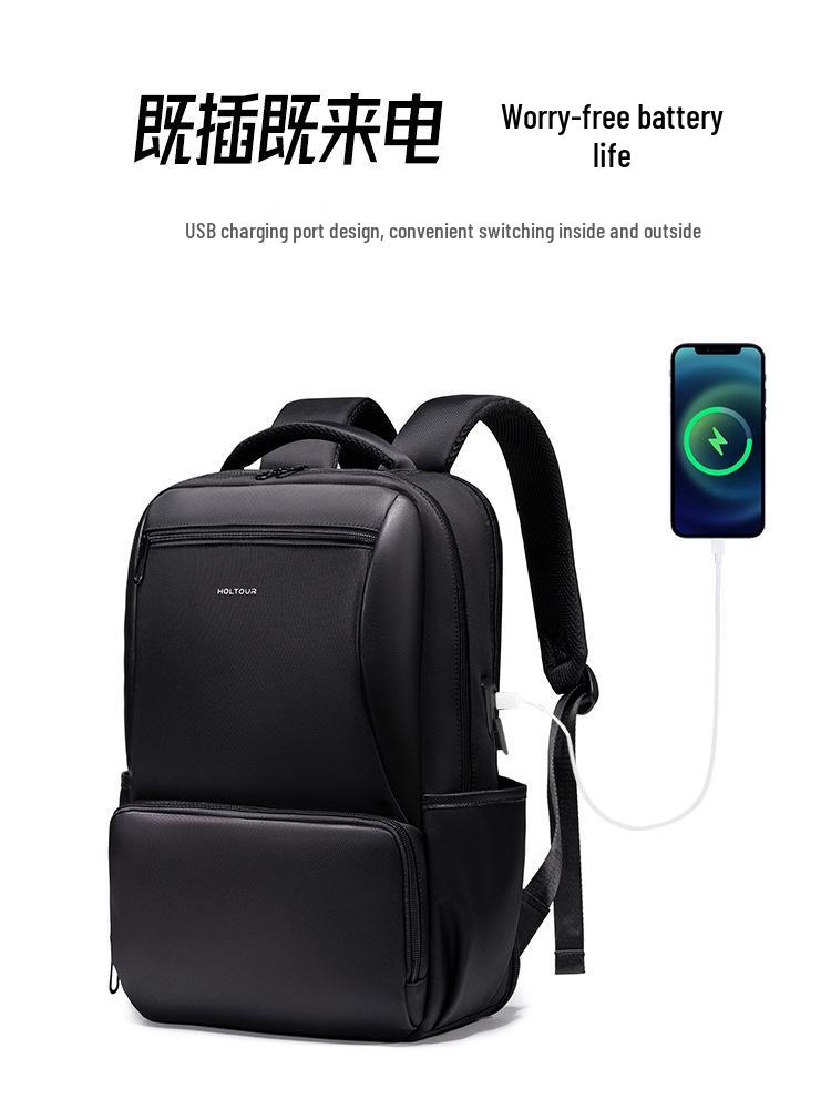 Men's Large Capacity Waterproof Business & Travel Laptop Backpack