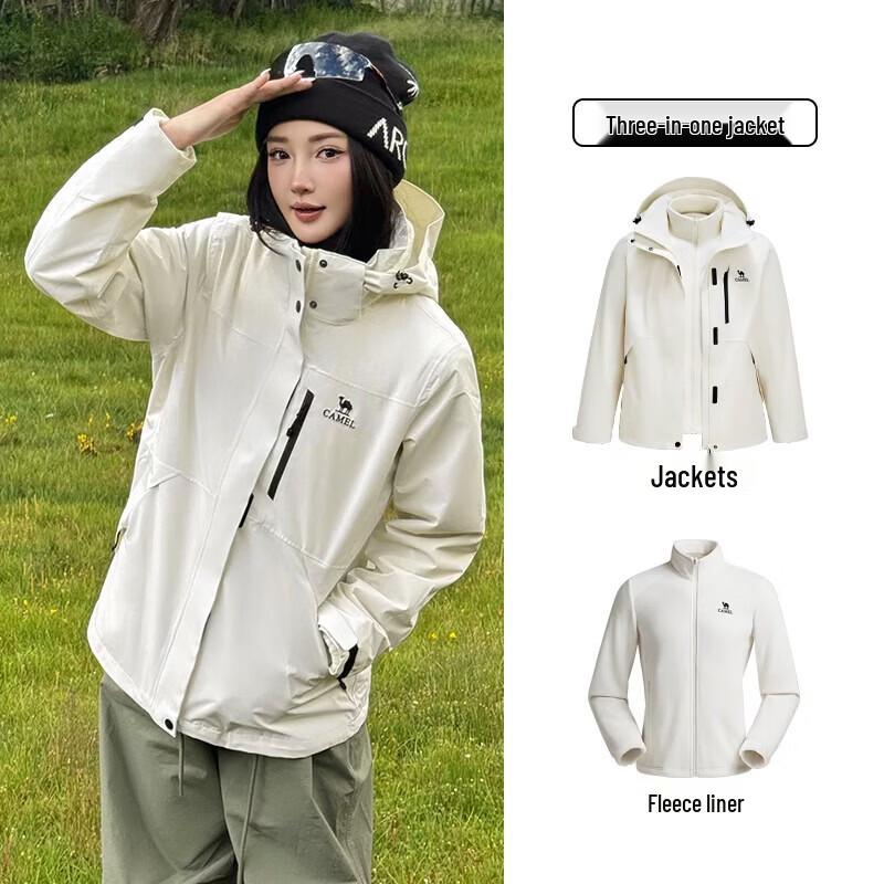 Camel Jiaolong 3.0 Women's Hardshell Outdoor Waterproof Jacket