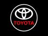 2pcs LED Car Door Welcome Light Logo Light For Toyota Camry Highlander Land Cruiser Prado Avalon Reiz Rav4 Crown CHR Accessory
