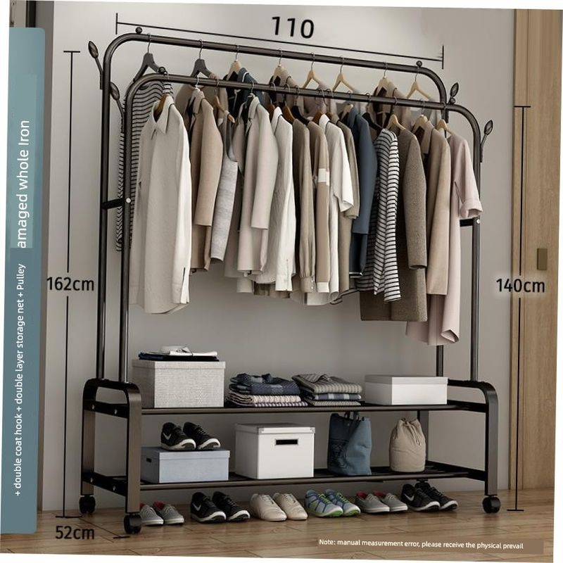 Hanging Clothes Rack One-pole Hanger Bedroom Simple Drying