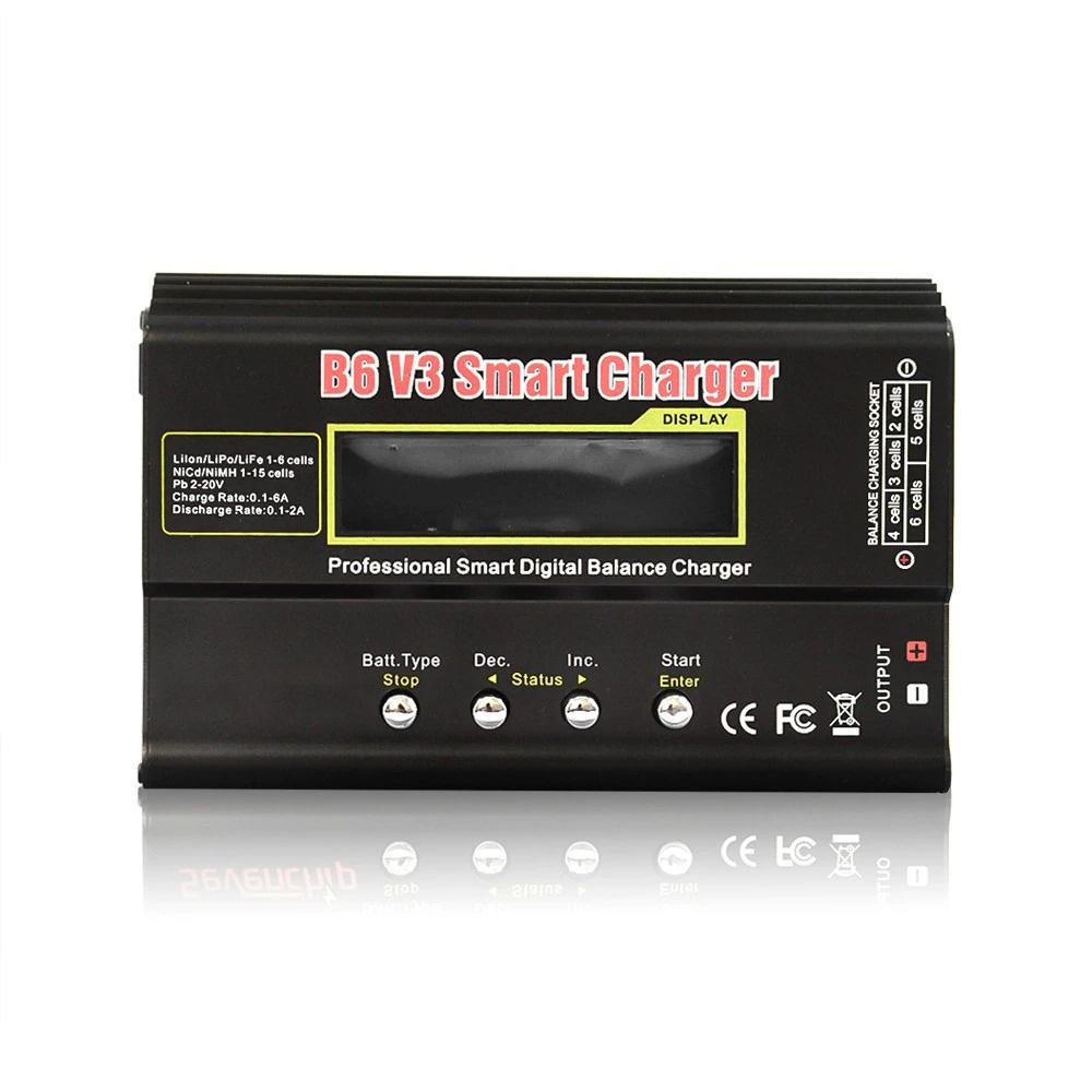 For Rc Lipo Nimh Lihv Battery B6 V3 Smart Balance Charger 80W Digital Discharger