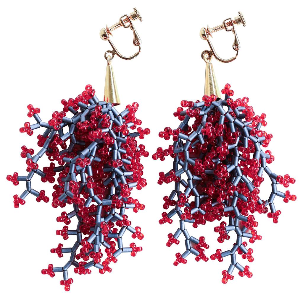 MIYUKI Bead Kit Twig Earring Kit Nanten HCA23//1