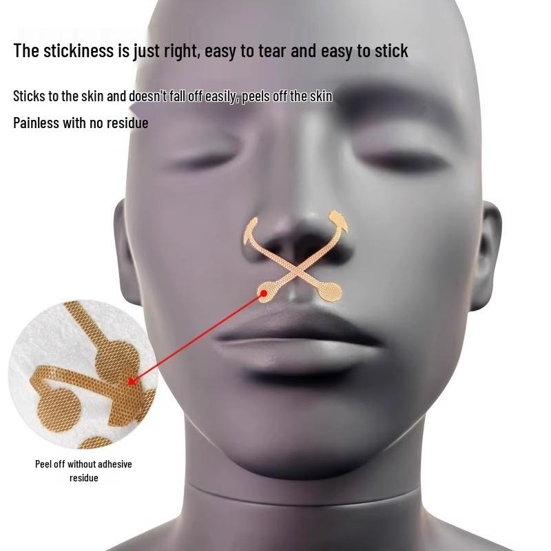 Compact Elastic Self-Adhesive Nose Contouring Patch for Wide Nostrils & Nasal Wing Shaping