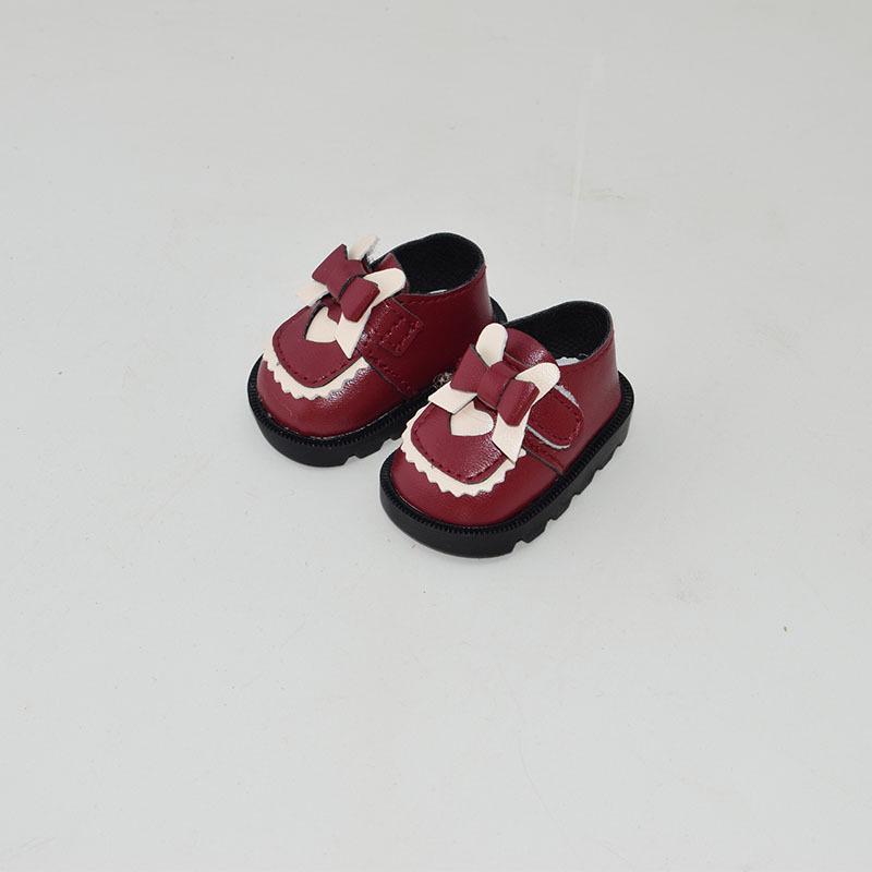 20cm Star Cotton Doll Shoes with Heart Bow - Princess BJD Doll Accessories