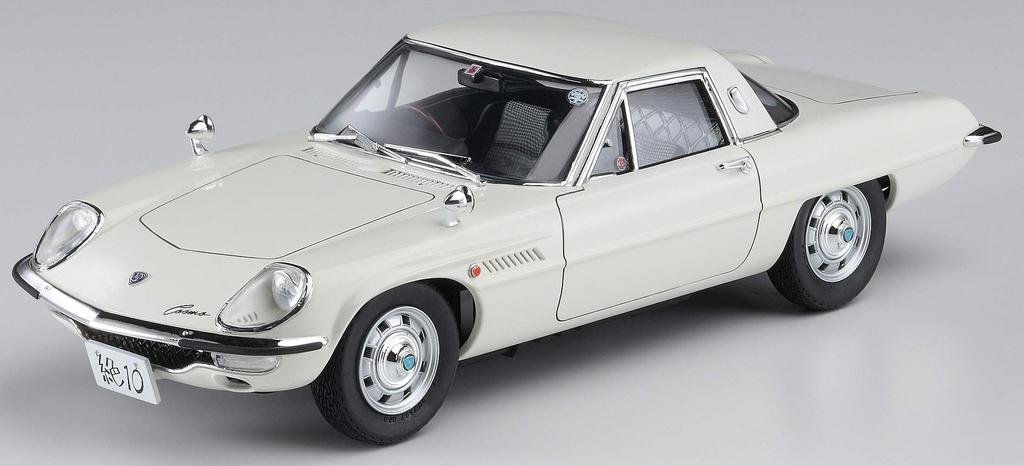Hasegawa Raito Box Serie Mazda Cosmo Sports L10B Standfigur Maßstab Plastikmodell SP389 Zeshaka! mit Acryl 1/24